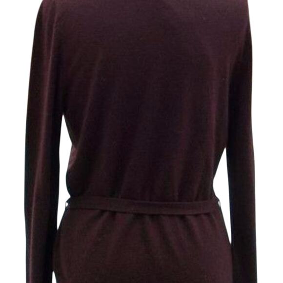 Cache Cashmere Blend Elaborate Embellished Trim + Belt Shrug Top New $128 NWT - Picture 5 of 6